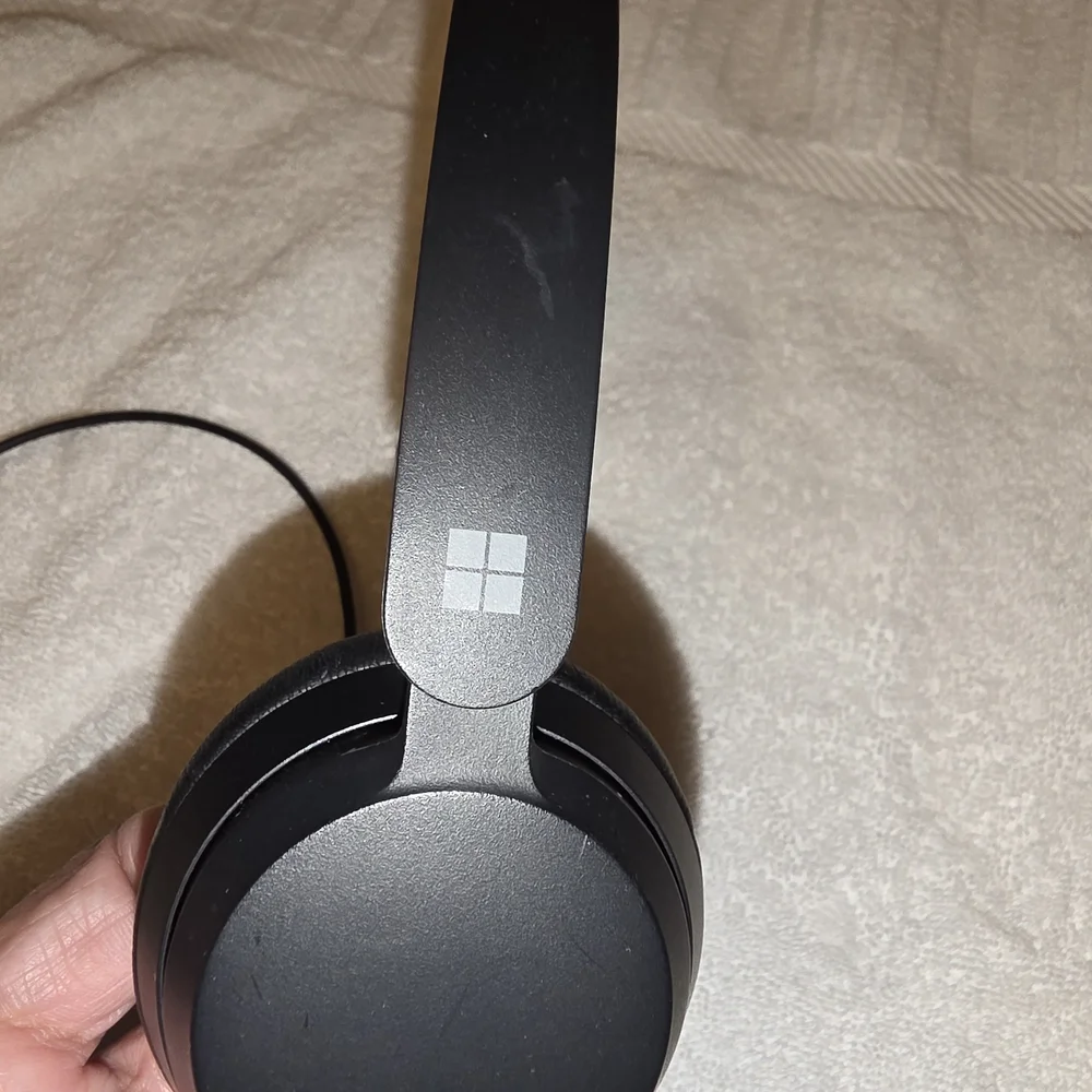 Microsoft Black Wired Headset